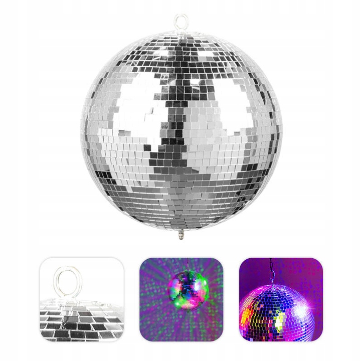 Lustrzana kula 30cm sala weselna witryna dyskoteka
