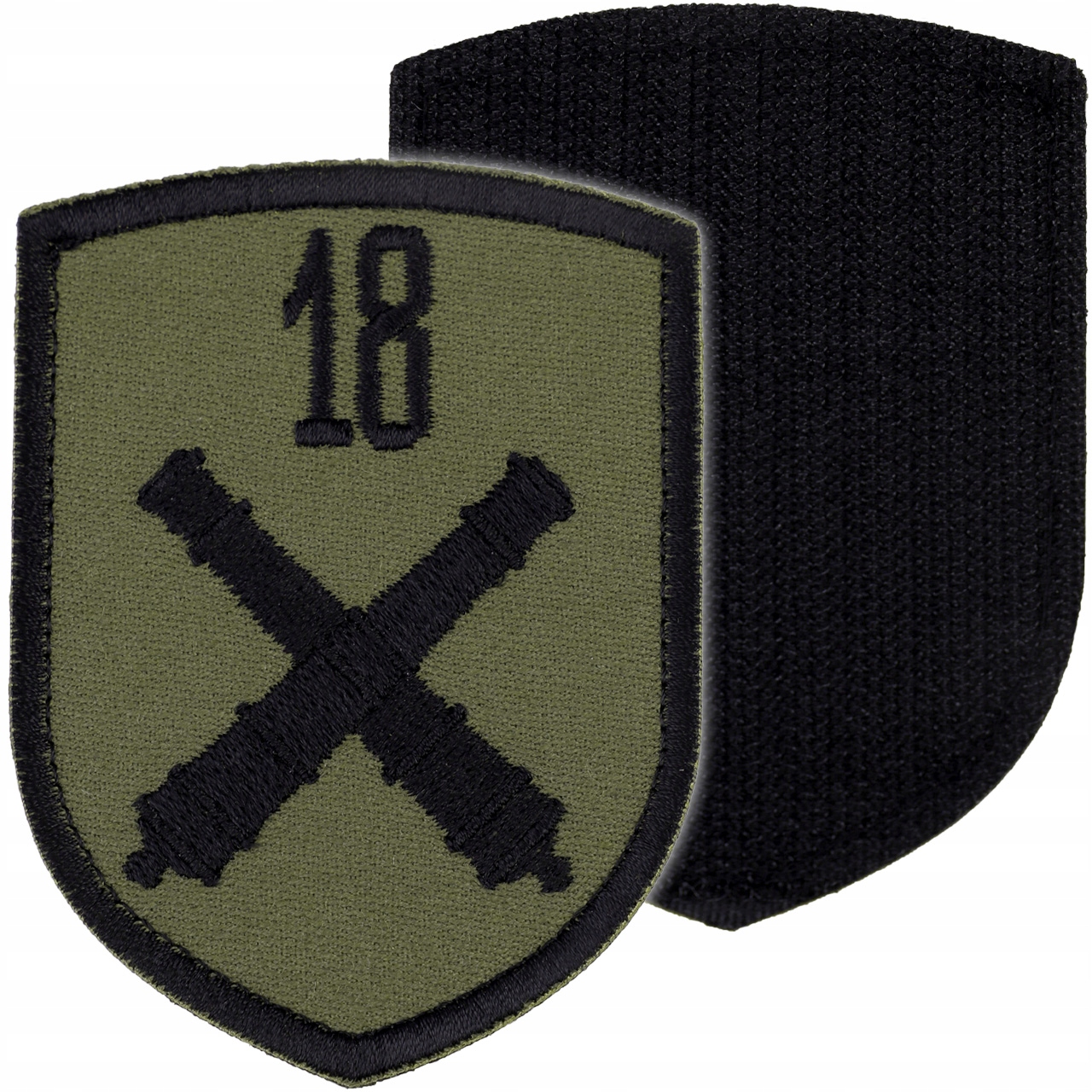 Spin Emblemat Naszywka 18 Pułk Artylerii Nowa Dęba 8 x 6 cm