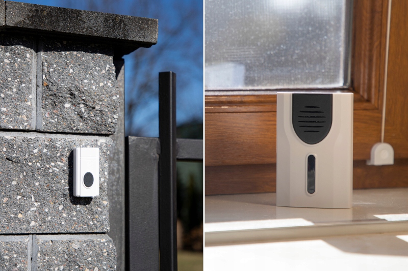 DZWONEK DRZWI BEZPRZEWODOWY WODOODPORNY IP44 100M Maksymalny zasięg 100 m