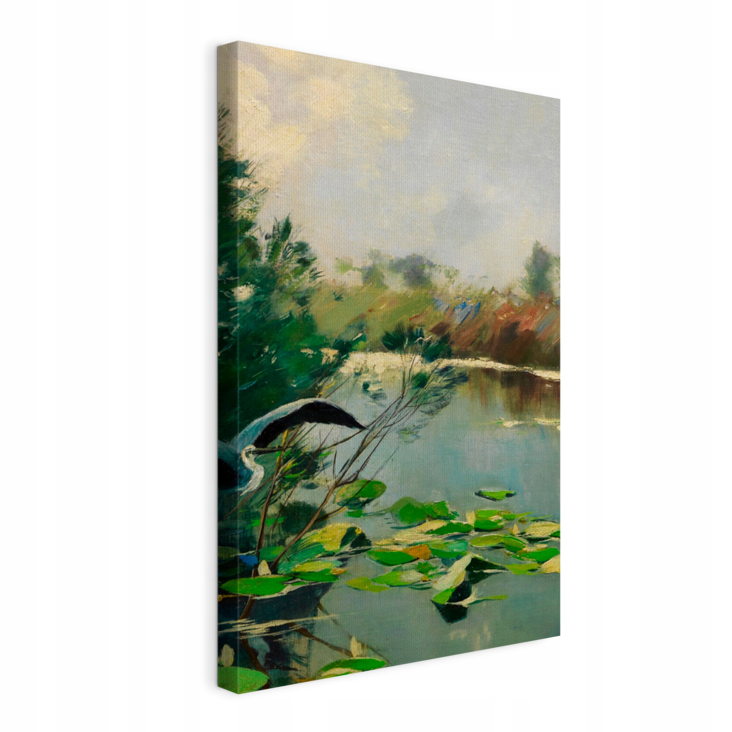 Obraz na plátně Hagemeister Volavka popelavá vzlétající nad 70 x 100 cm