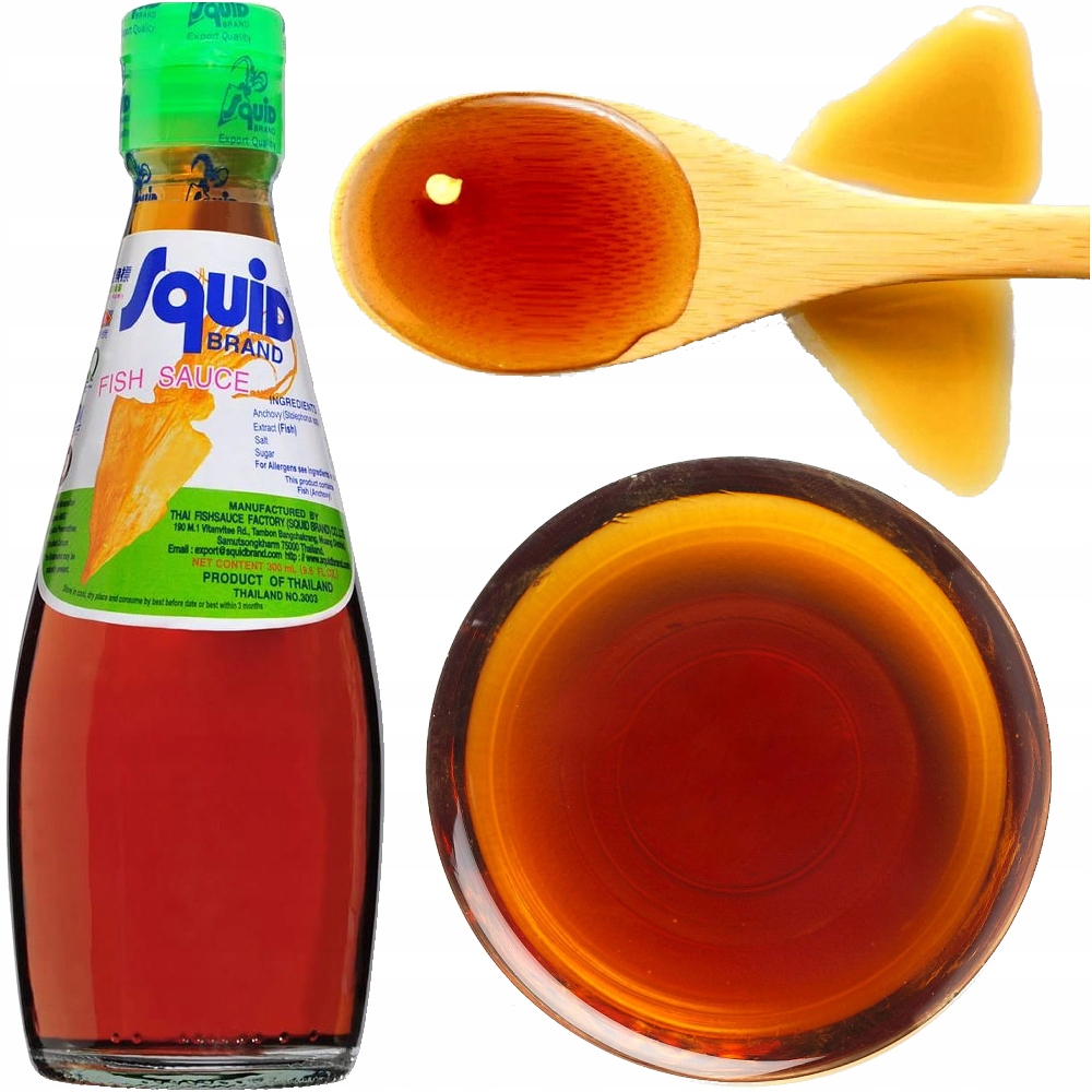 

Tajski Sos Rybny z Ryby Anchois 300 ml Squid Brand