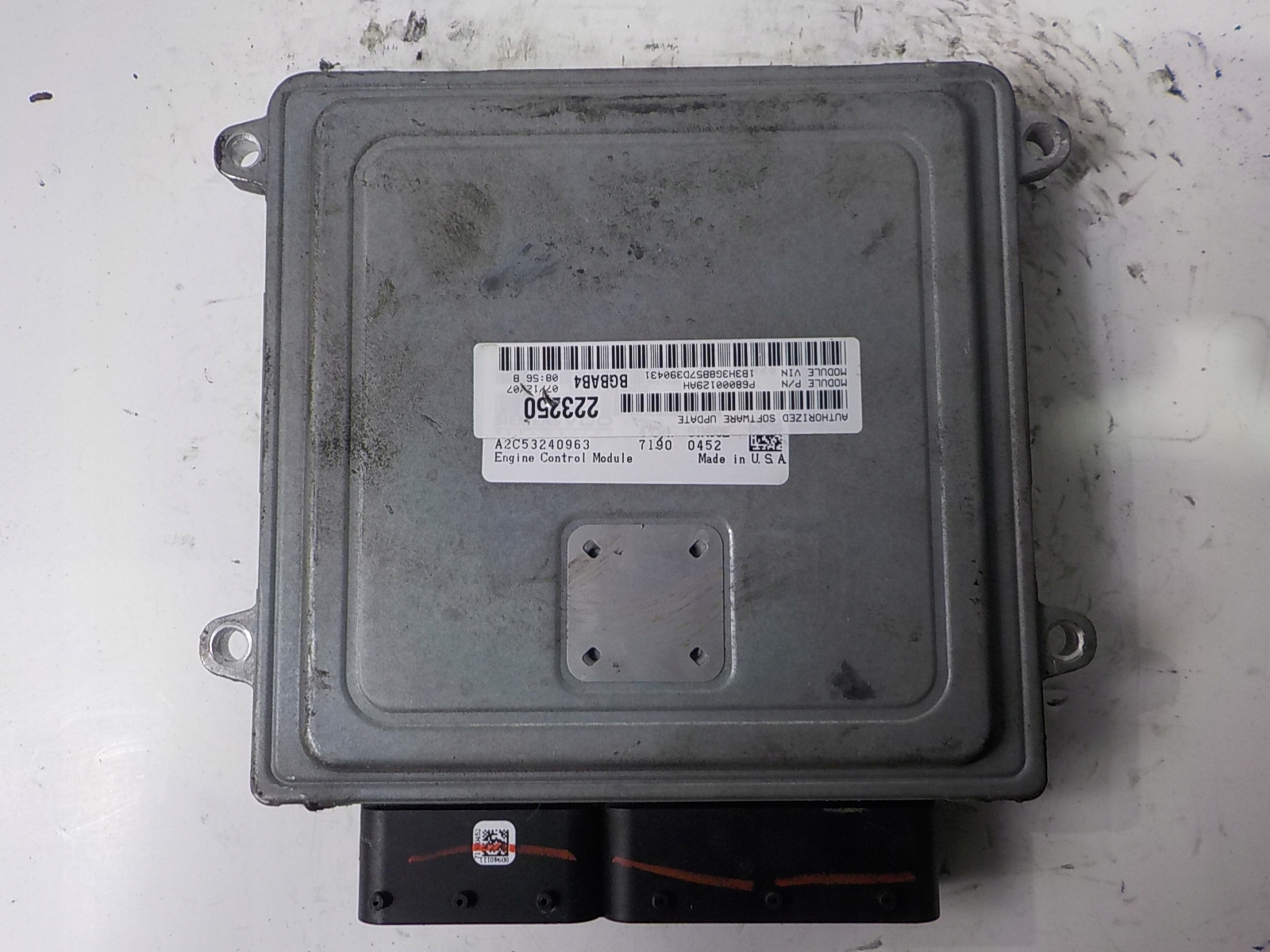 DODGE CALIBER Computer Bedienteil P68000129AH A2C53240963