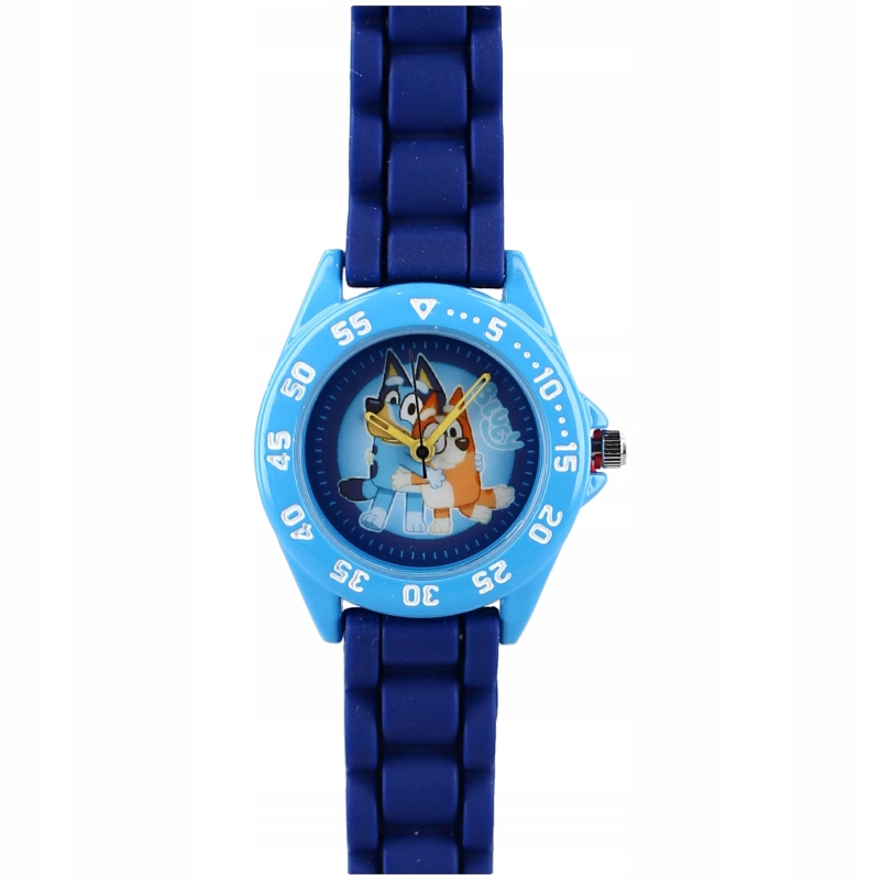 VADOBAG ZEGAREK NA RĘKĘ PRZEDSZKOLNY SZKOLNY DZIECIĘCY PIESEK BLUEY I BINGO Kolor niebieski