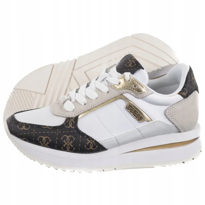 Dámské tenisky na platformě Guess Energy3 FLPEG3 FAL12 Bílé