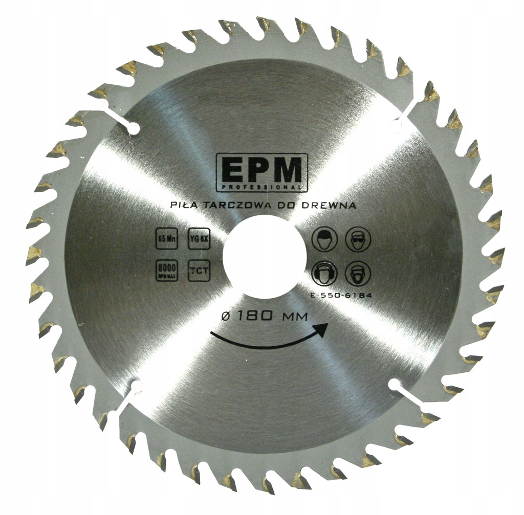 Sintrová Pila 180 MM, 40 Zubů E-550-6184