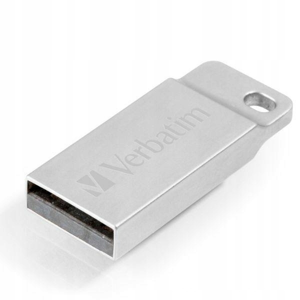 Verbatim Pendrive 32GB Usb-a 2.0 Metal Executive srebrny/silver 98749