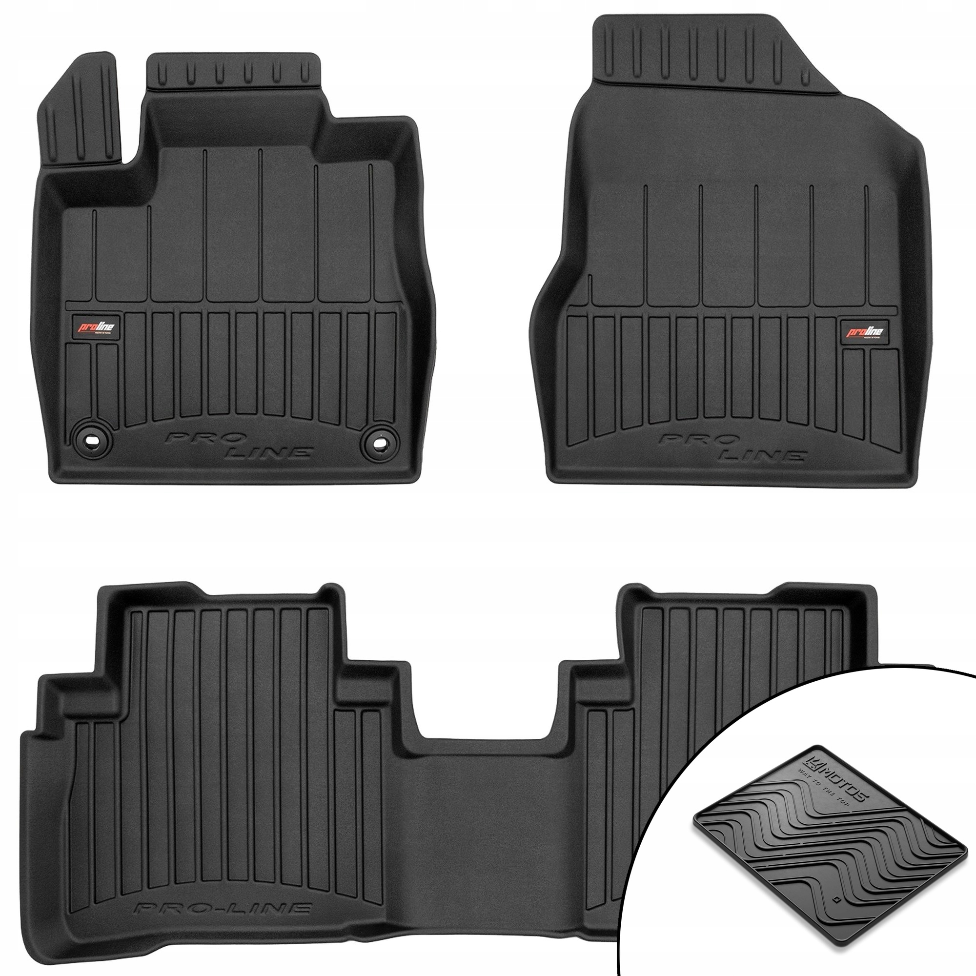 3D gumové rohože Nissan Murano Z51 2008-2014 rohož zdarma