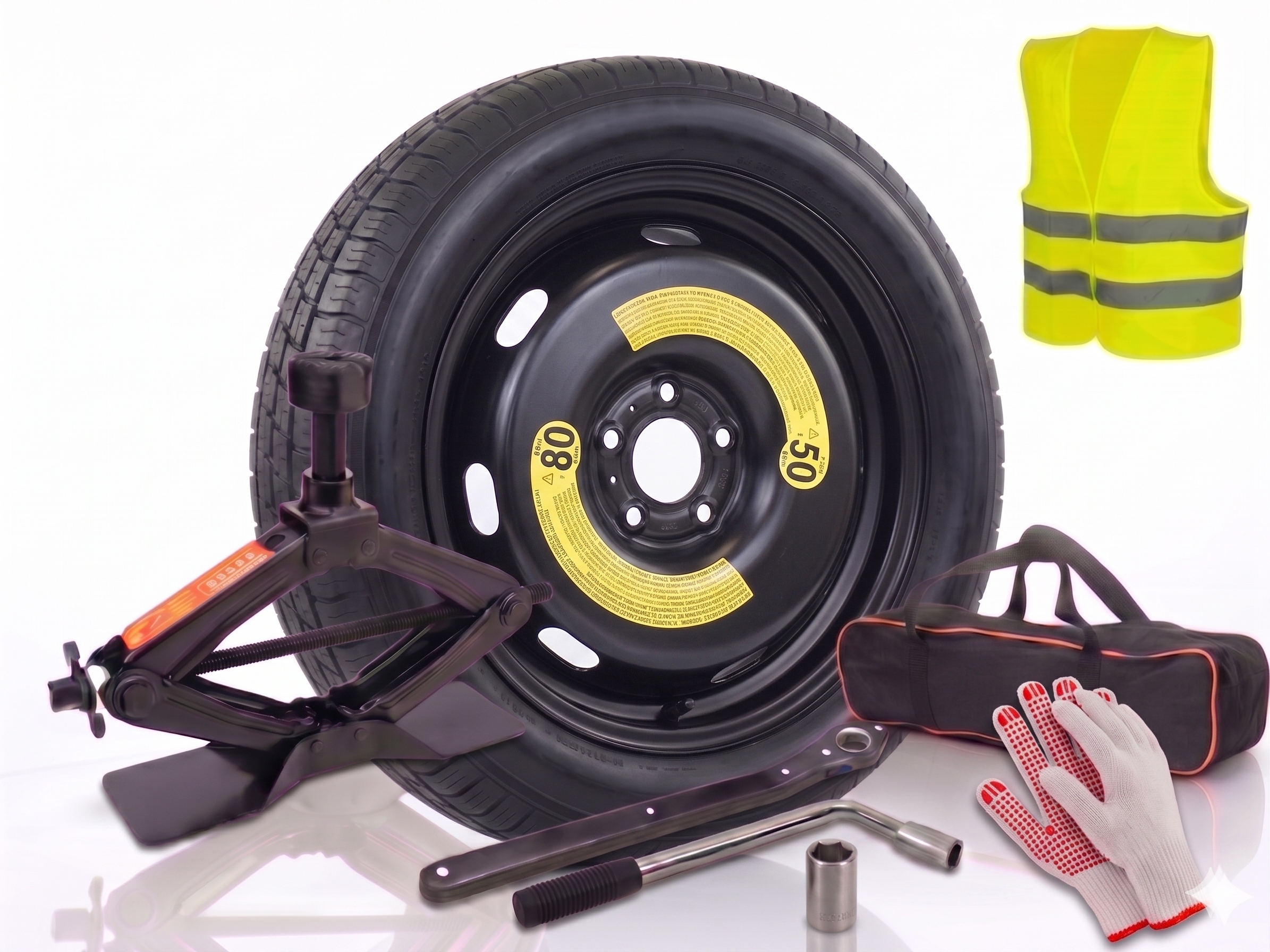 Náhradné dojazdové koleso Audi Q3 I 11-18 145/80R18 Sada