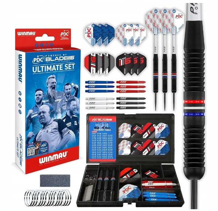 Winmau Rzutki steel)– zestaw Pdc Ultimate – profesjonalny zestaw 22 g i