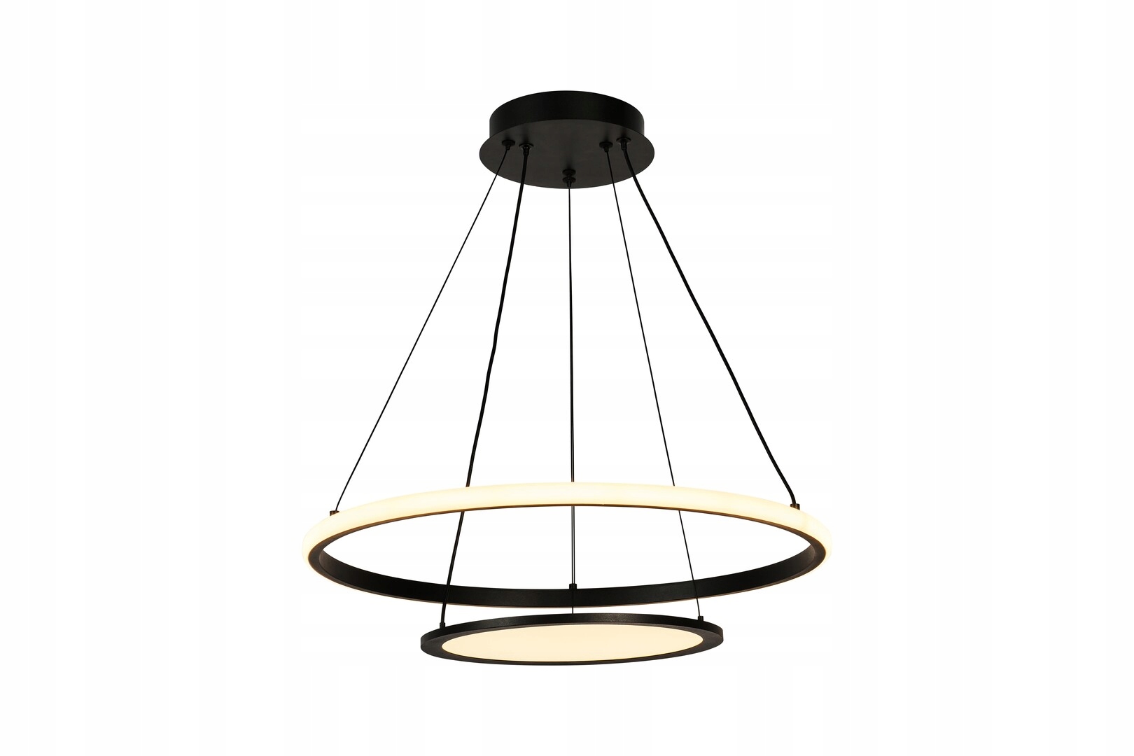 Rabalux Jasero Závěsná Led lampa 42W černá kulatá s proměnnou barvou