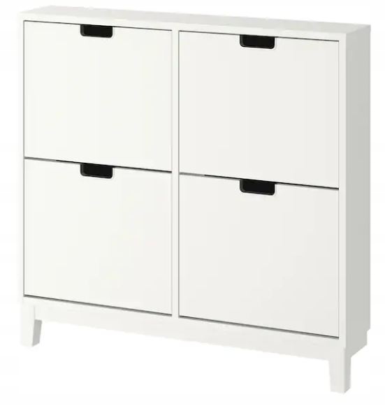 

Ikea Stall Szafka na buty, biały, 96x90 cm