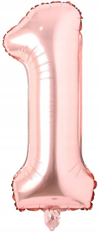 Воздушные ШАРЫ ЦИФРЫ на день РОЖДЕНИЯ ROSE GOLD, 100 см НА HEL