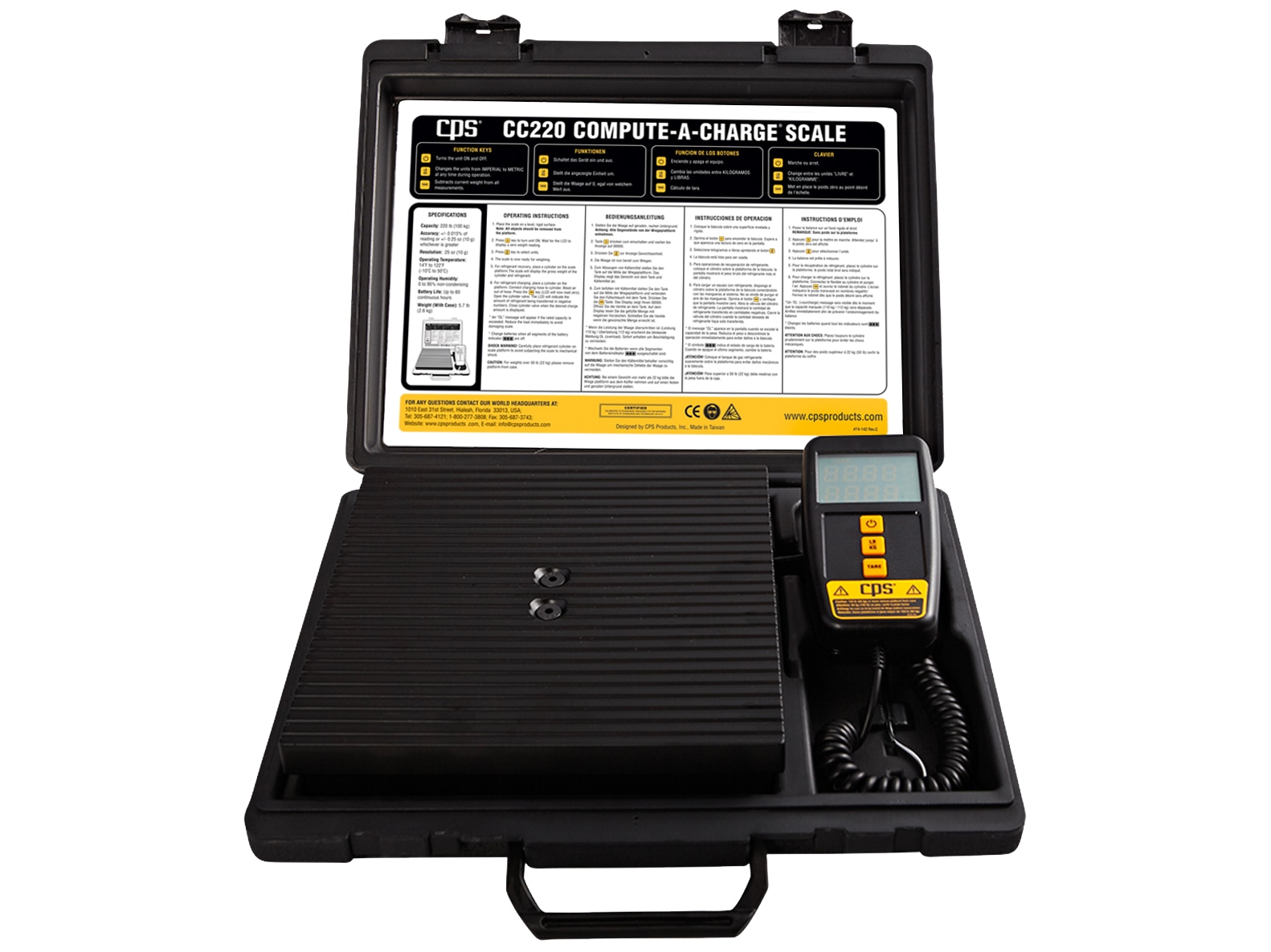 

Waga Elektroniczna Do Klimatyzacji Cps CC220