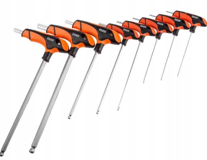 KLUCZE IMBUSOWE UCHWYT T 2 10 MM 8 ELEM Marka Richmann Exclusive