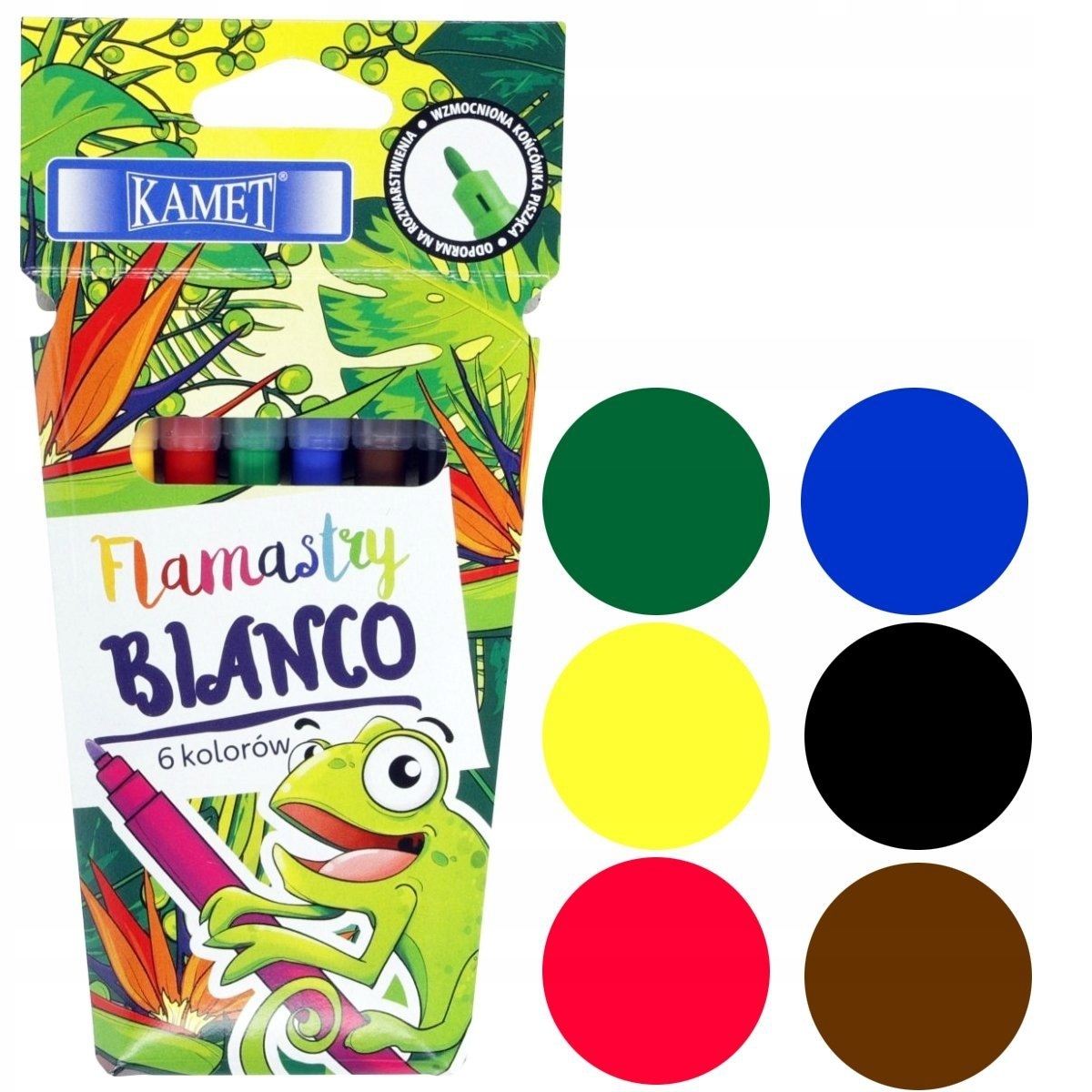 

Pisaki zmywalne flamastry Bianco Kamet