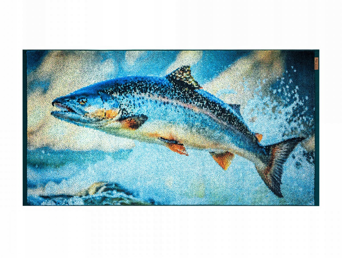 Tištěný Ručník Zwoltex Losos Gots 70x140 cm