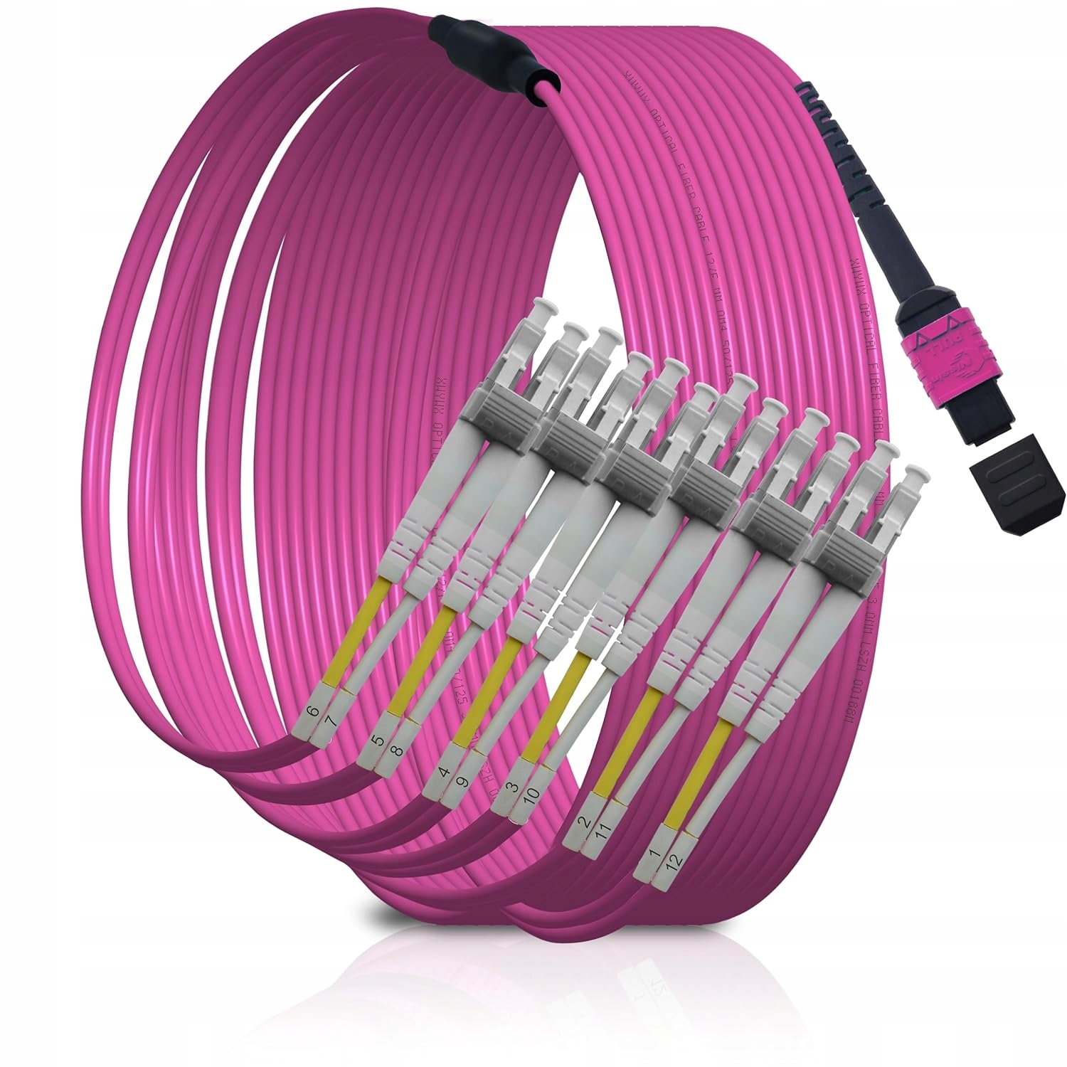 Optický kabel Xwywx Mpo-lc 12 vláken 20 m