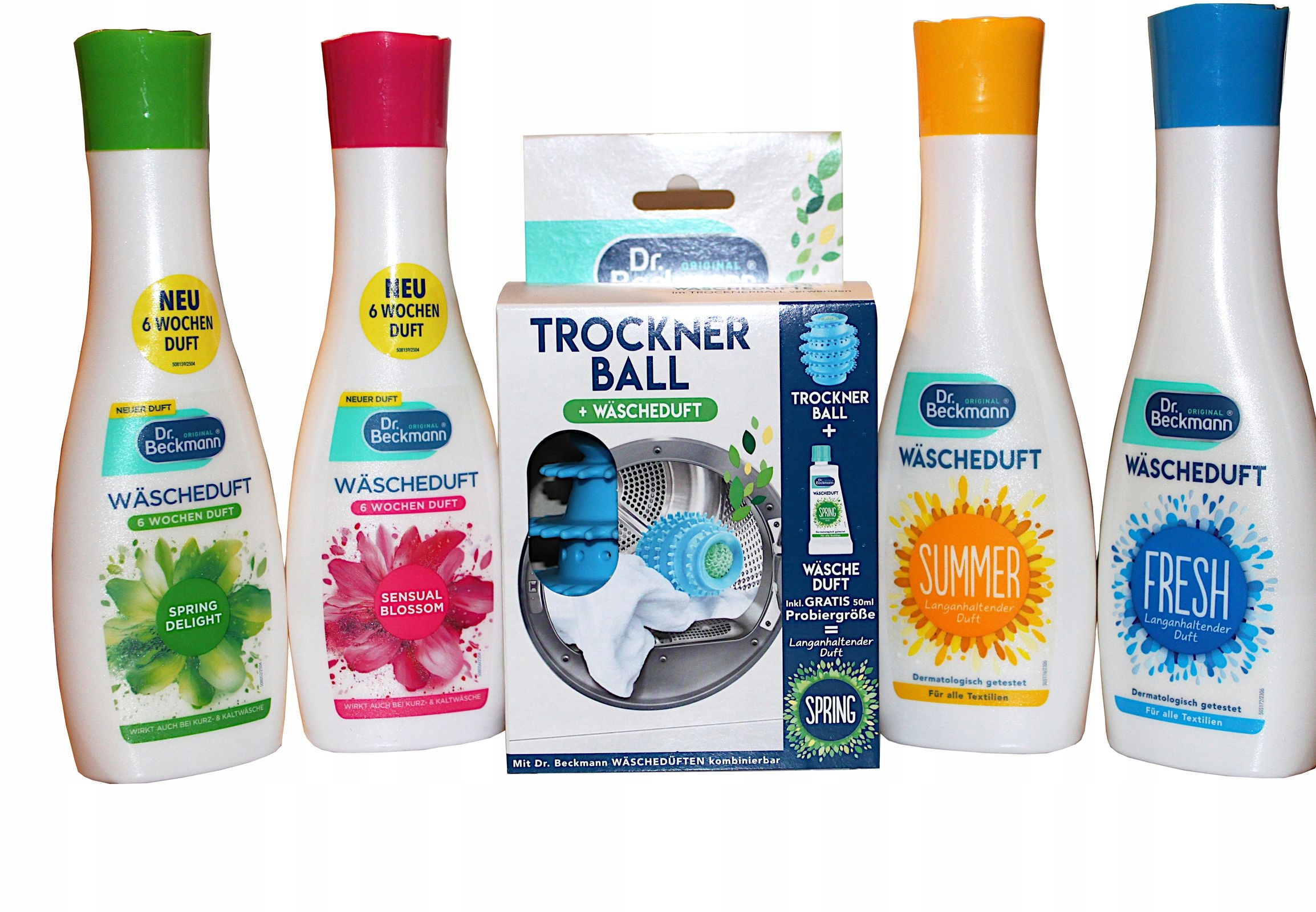 Dr Beckmann kula do suszarek zestaw 4 zapachów perfum MIX