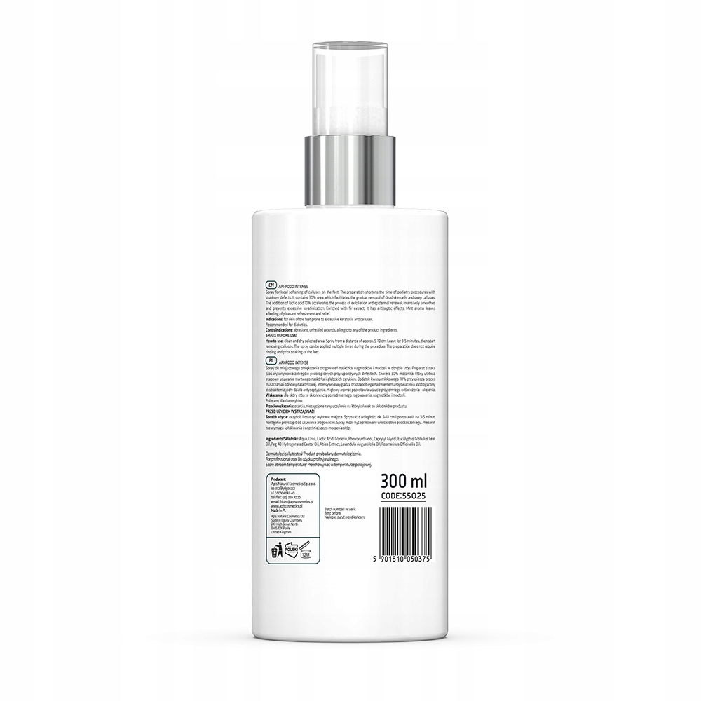 Apis 300 ml spray zmiękczający do stóp EAN (GTIN) 5901810050375