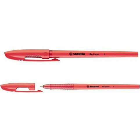 

Długopis Stabilo Re-liner, Czerwony