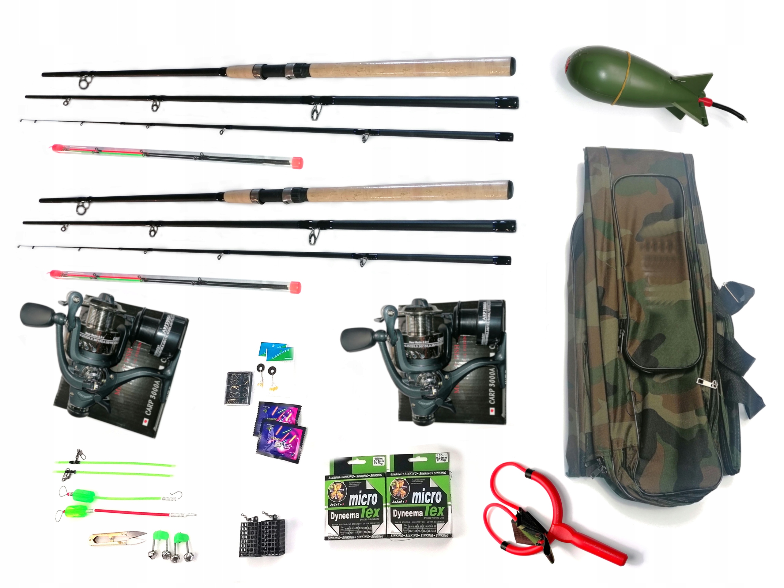 Rybářský set Feeder 2 prutyBBN330 2xkolek pok pow