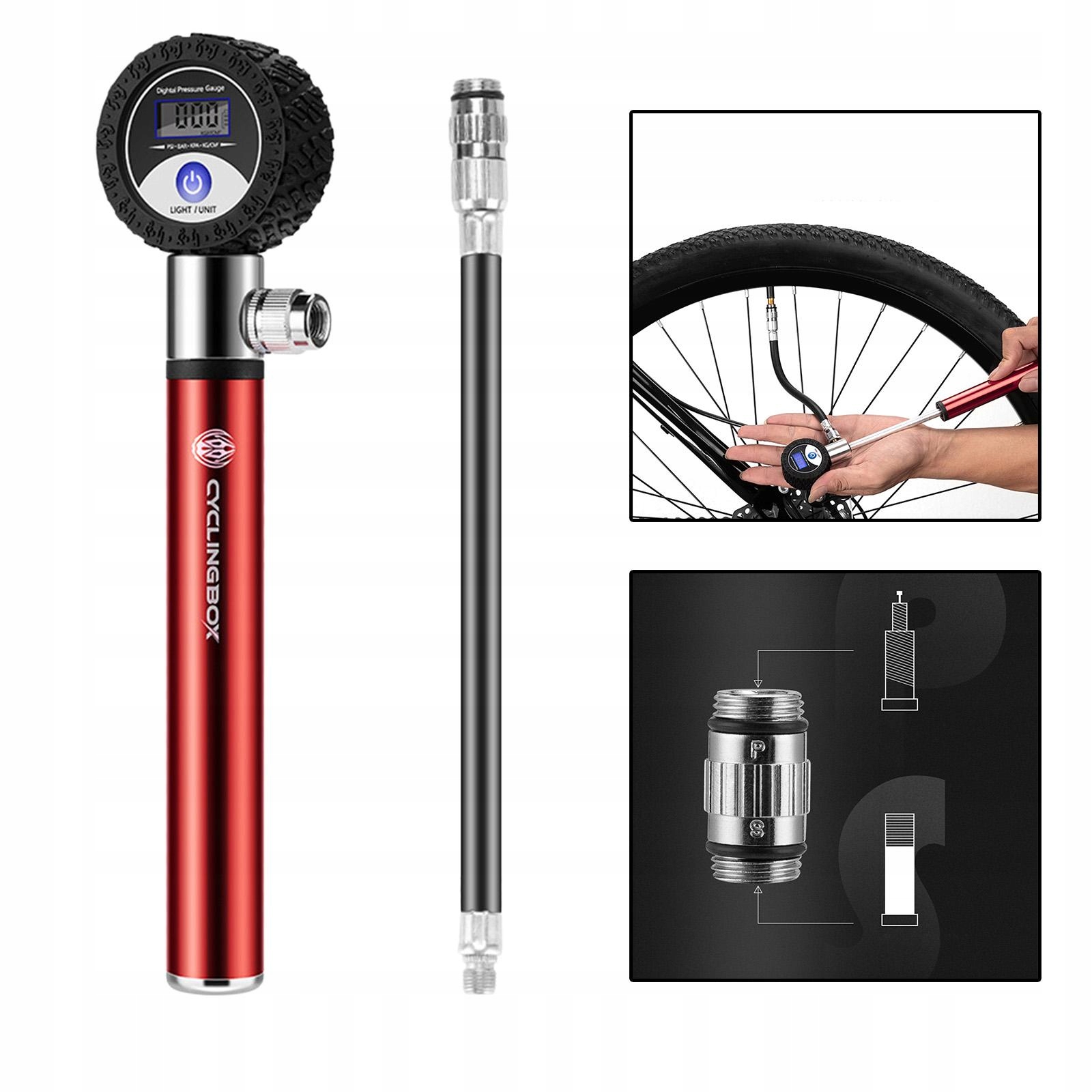 Mini pompa rowerowa Inflator Rodzaj inna