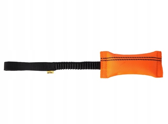 Levně Hračka Pro Psy Přetahovadlo Z Hasičského Hada Rukojeť Bungee Oranžová