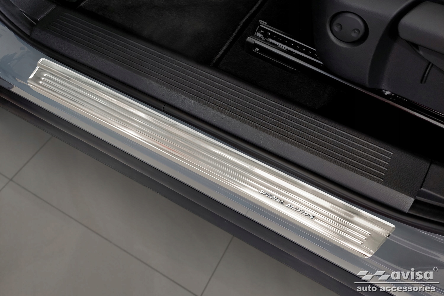 NISSAN QASHQAI III NAKŁADKI PROGOWE LISTWY NA PROGI STALOWE Producent Avisa