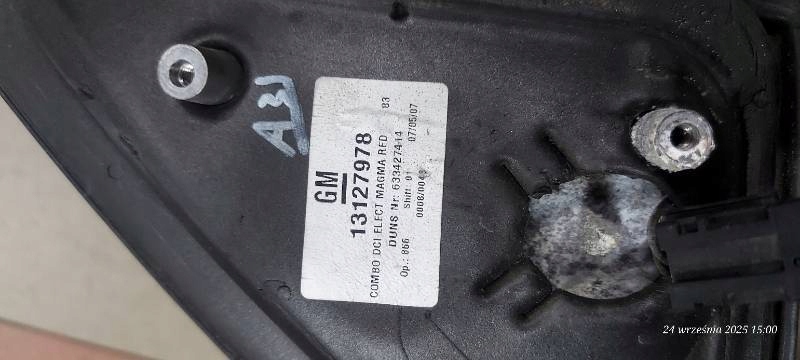 mirror right OPEL COMBO C 5PIN