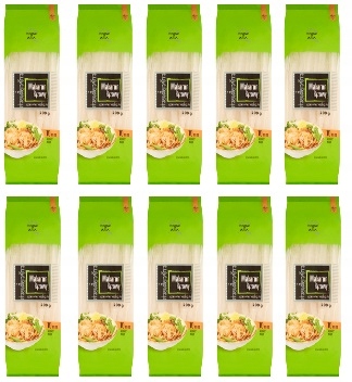 10x 200g House Of Asia Makaron ryżowy 10mm Karton