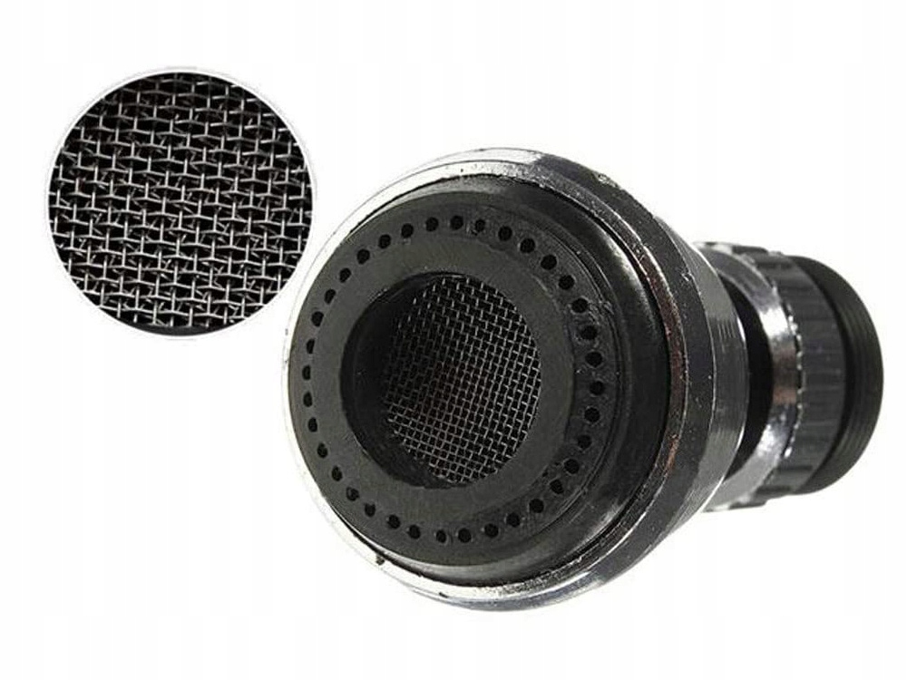 PRZEDŁUŻKA KOŃCÓWKA KRANU PERLATOR RUCHOMA 360 TRWAŁA Kod producenta 01835