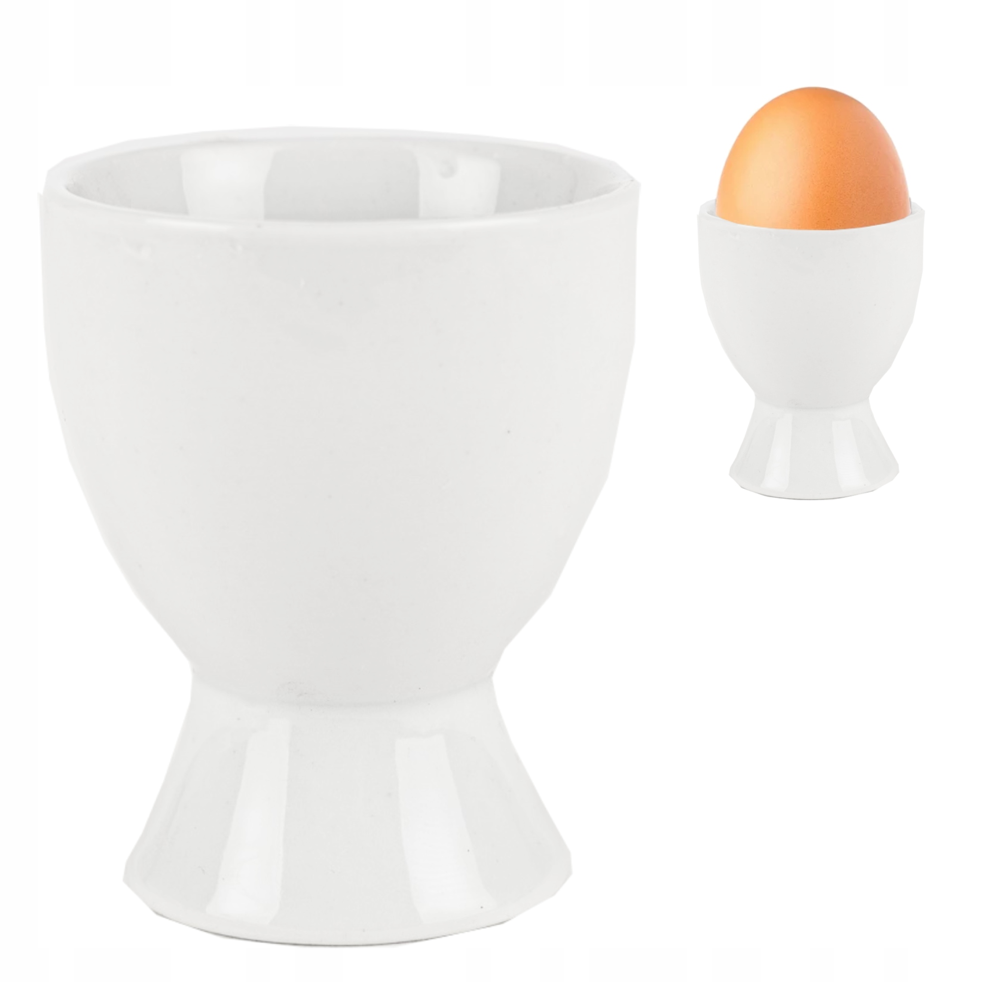 PORCELANOWY KIELISZEK DO JAJEK KIELISZEK PODSTAWKA NA JAJKO