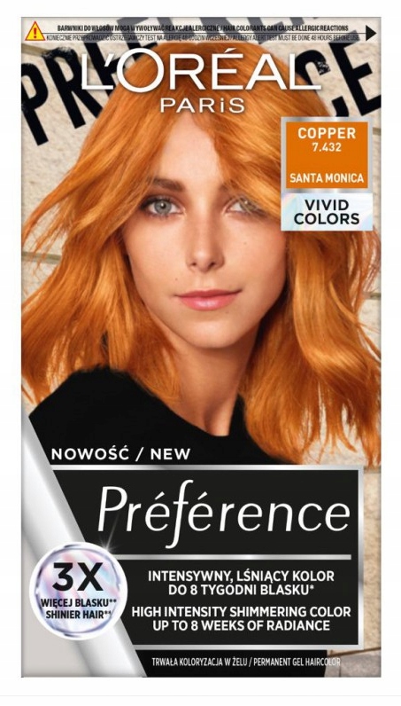 

L'Oreal Paris farba do włosów Preference 7.432