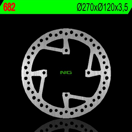 Ng Predný Brzdový Kotúč Sherco 250/300/450/510 (270X120X3,5) (4X10,5 MM)