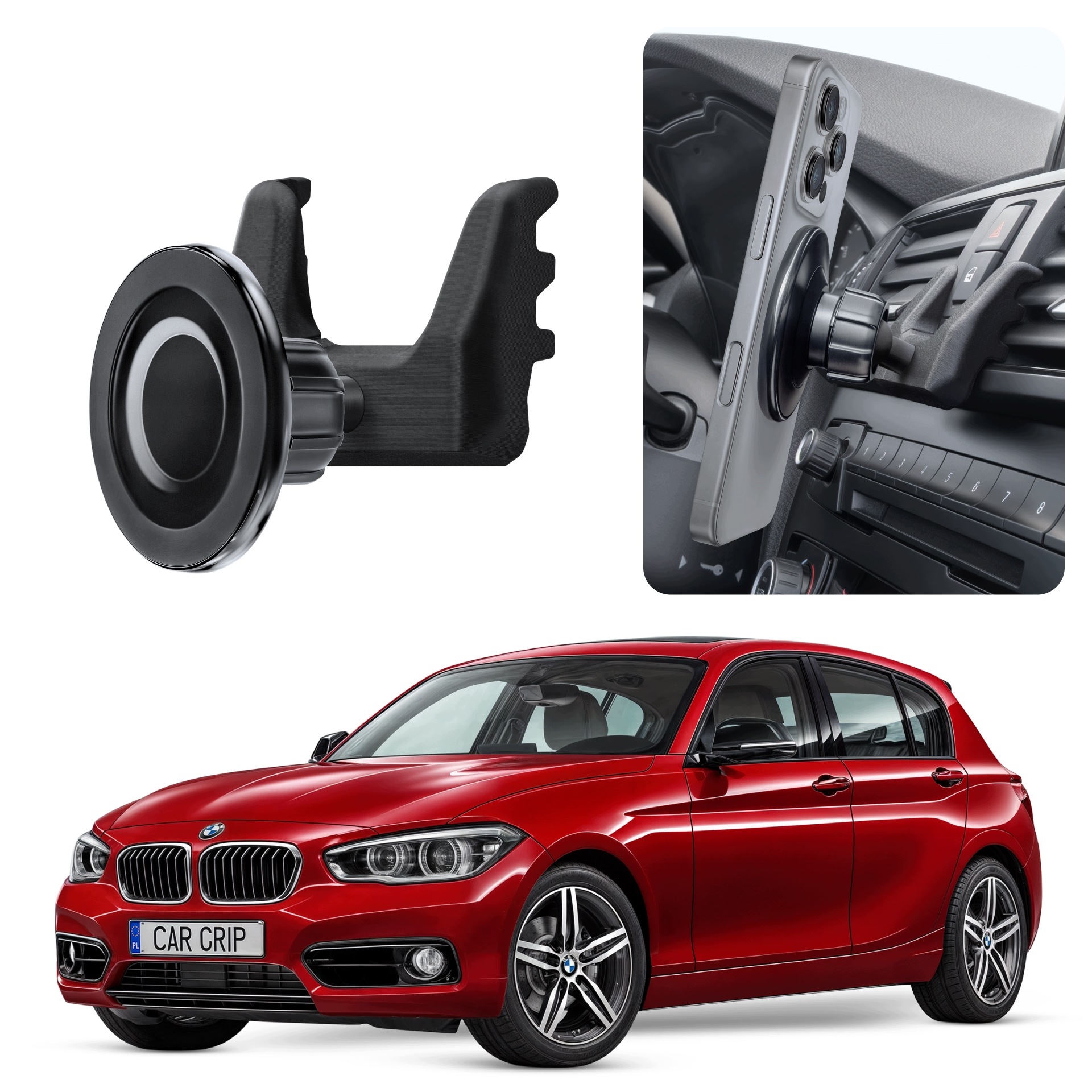 Uchwyt Do Samochodu Mocny Magnetyczny MagSafe Bmw 1 F20 F21 2011-2019
