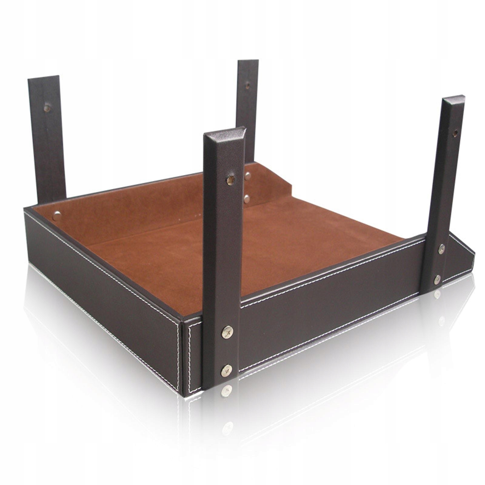 ORGANIZER PLIKÓW PRZENOŚNY TRWAŁY STOJAK NA PLIKI DO MIEJSCA ROBOCZEGO SZKOŁY Kolor szary