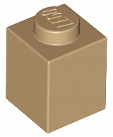 

Lego klocek 3005 1x1 Dark Tan Nowy 10szt