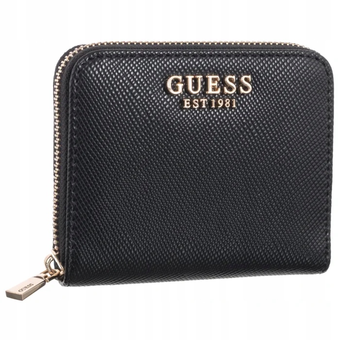 Malá dámská peněženka Guess Laurel II Slg Zip Around SWZG74 Black Černá