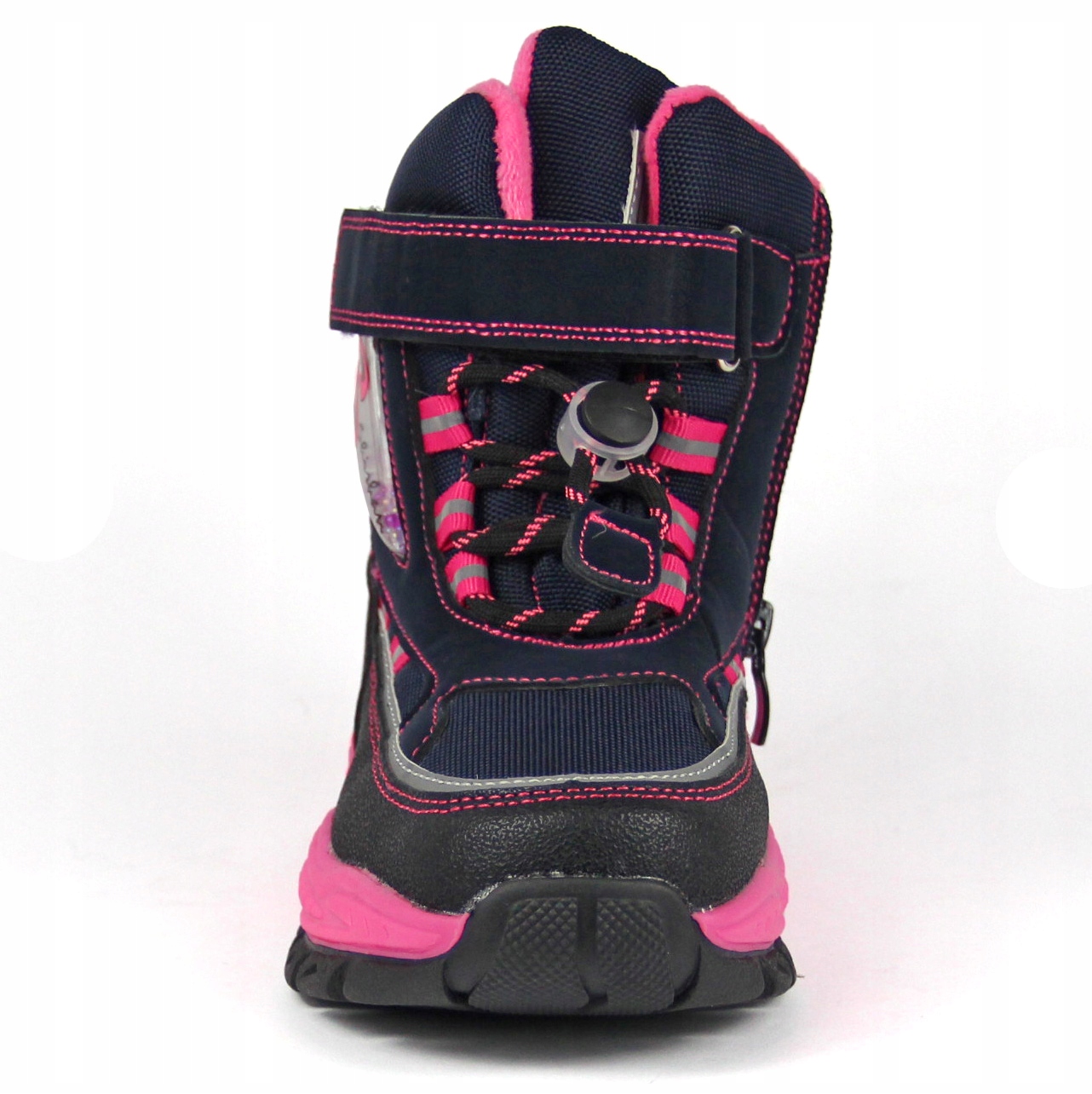 ŚNIEGOWCE DZIEWCZĘCE BUTY OCIEPLANE ZIMOWE WEŁNA FUTERKO RZEPY ODBLASKI 31 Płeć dziewczynki