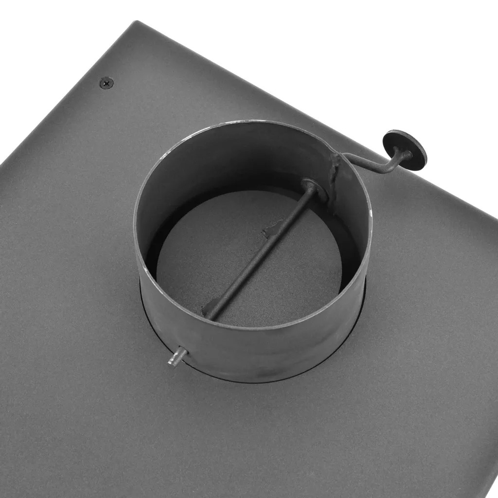 PIEC STALOWY KOMINEK KOZA HECHT SPARKLIS KLASA A MOC57kW WYŁOŻONY SZAMOTEM Materiał wykonania stalowy