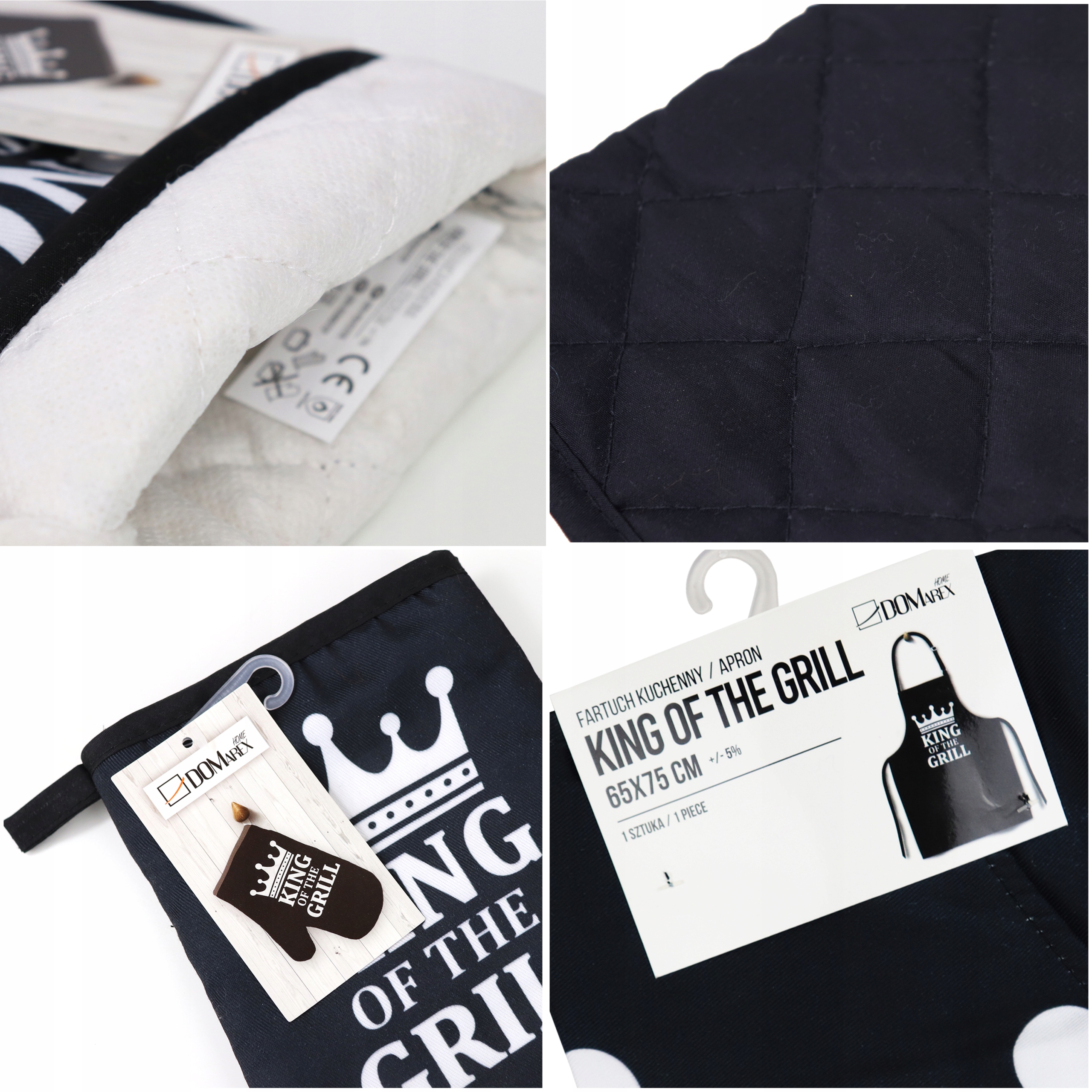 ZESTAW FARTUCH + 2x RĘKAWICA KING OF THE GRILL NA GRIL DO GRILOWANIA EAN (GTIN) 5902340667699