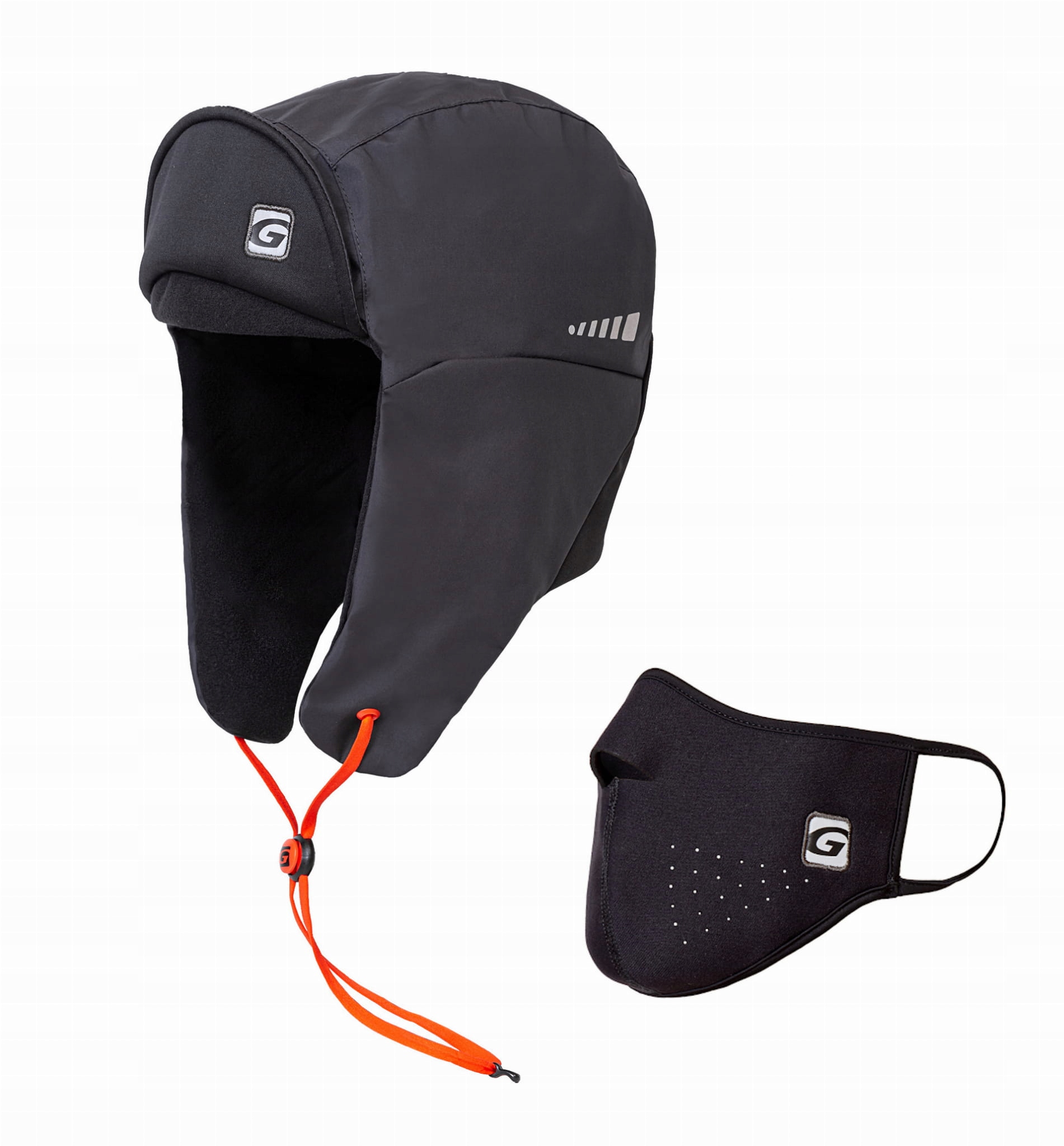 Graff Czapka Ciepła Zimowa Z Daszkiem Maseczka