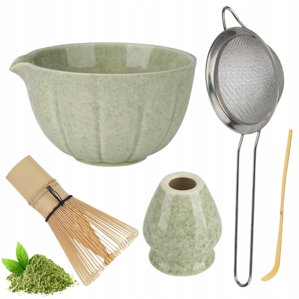 Levně Čajová Sada Matcha Sada Šlehacích Metliček Matcha 5KUSŮ