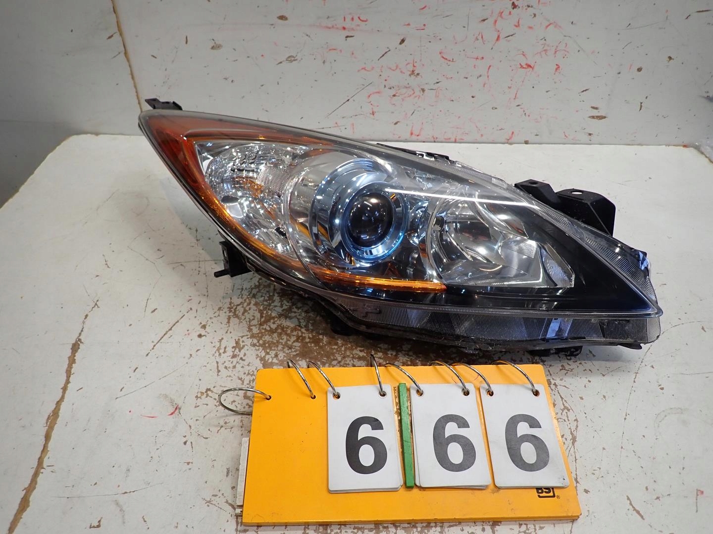 light front front right MAZDA 3 BL 2008