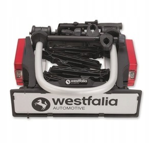 BAGAZNIK UCHWYT WESTFALIA BC60 NA 2 ROWERY EBIKE Kolor srebrny