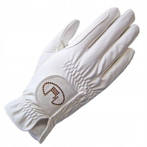 Roeckl jezdecké rukavice Lisboa bílá barva 7.5