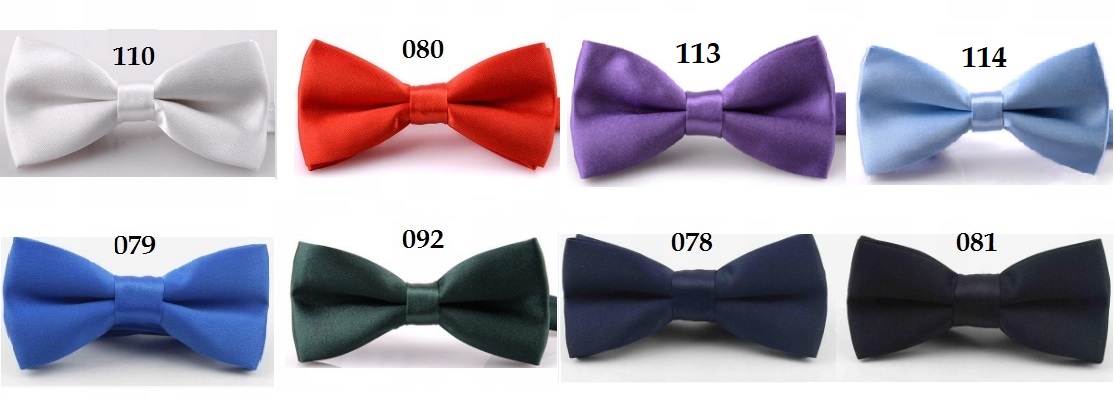 Piękna MUCHA muszka MĘSKA szara/ srebrna Model 074