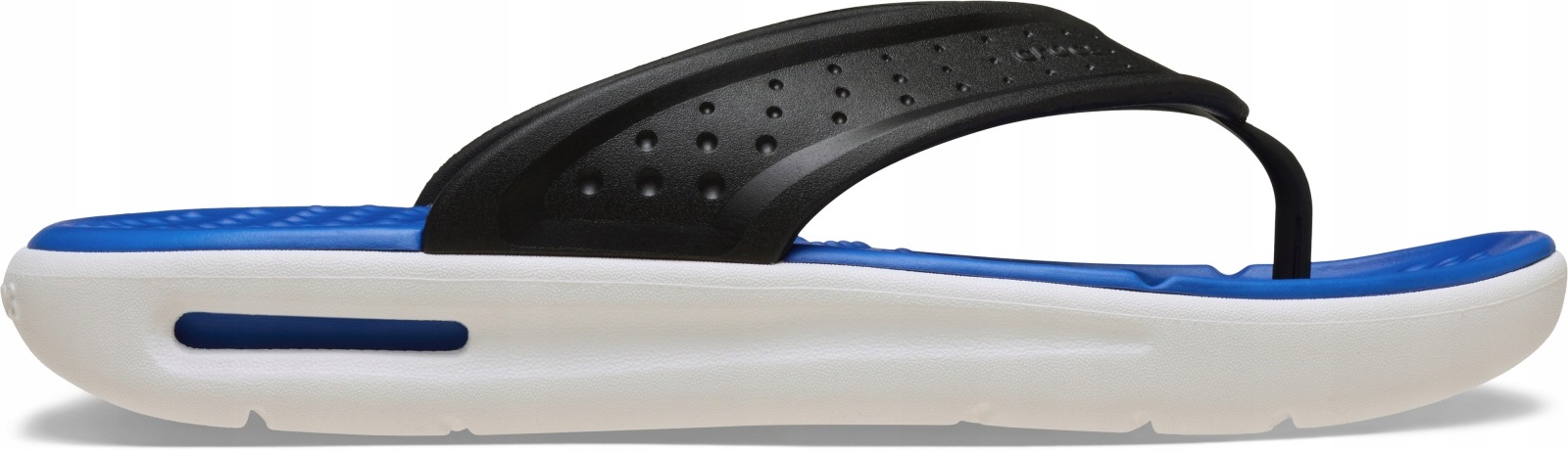 Pánské žabky Crocs Inmotion Flip černá/modrá 43-44