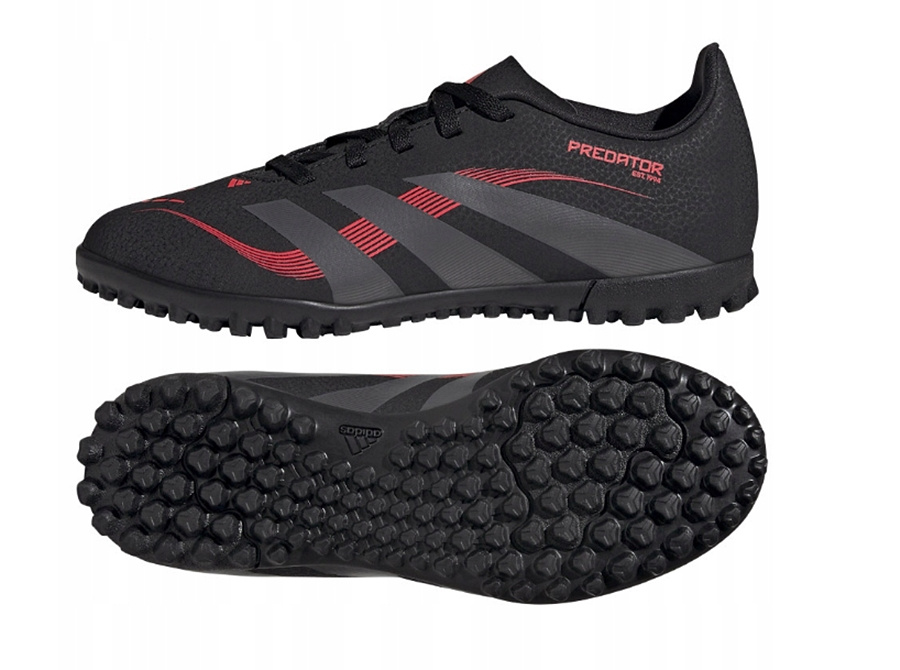 Adidas Buty Predator Club Tf J Black/red