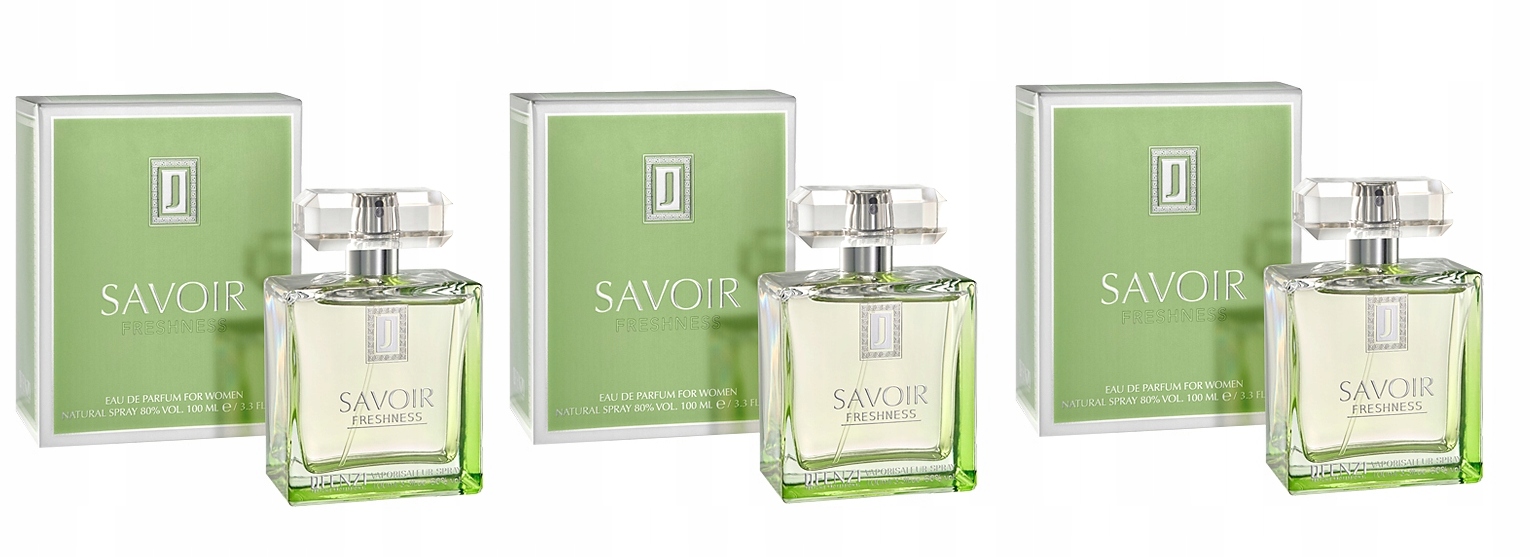 Jfenzi Savoir Freshness 3x100ml parfémovaná voda